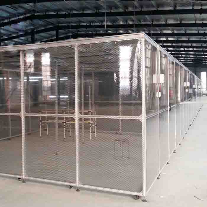 千級潔凈棚支撐架方通選擇鋁合金,制作美觀大方。